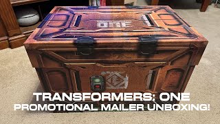 UNBOXING! Transformers: One Promotional Mailer from Hasbro!