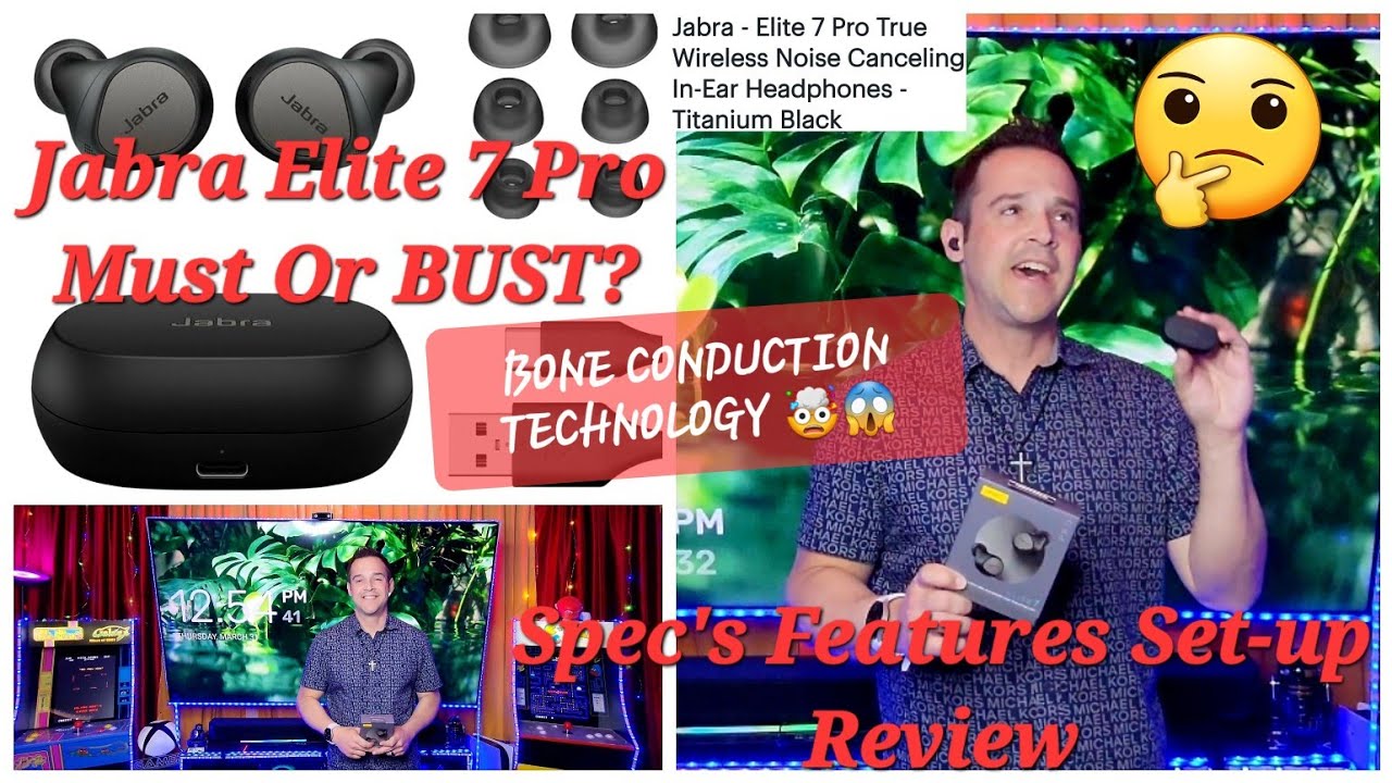 Jabra Elite 7Pro True Noise Canceling With BONE CONDUCTION Tech🤯 InEar