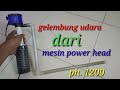 cara membuat gelembung udara