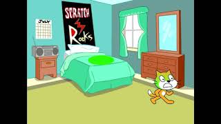 Scratch Cat Gets Sick