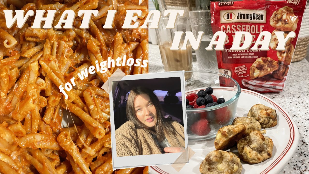 WHAT I EAT IN A DAY FOR WEIGHT LOSS! NO RESTRICTIONS ❌