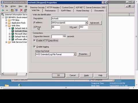 Enable HTTP keepalives for a website in Windows IIS