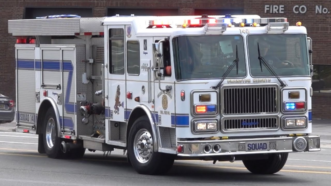 Cranston Heights Fire Company Squad 14 Responding YouTube