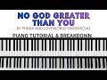 NO GOD GREATER THAN YOU BY PHINDI AND LOVEWORLD SINGERS(SA) | Piano Tutorial