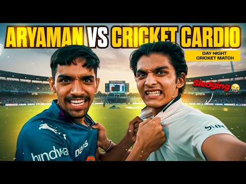 CRICKET BATTLE With @cricketcardio Got INTENSE🤬 | HALF CENTURY In Day Night T20 Match🔥