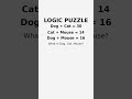 Only Smart People Can Solve This 😳 | Logic Puzzle #shorts #trending