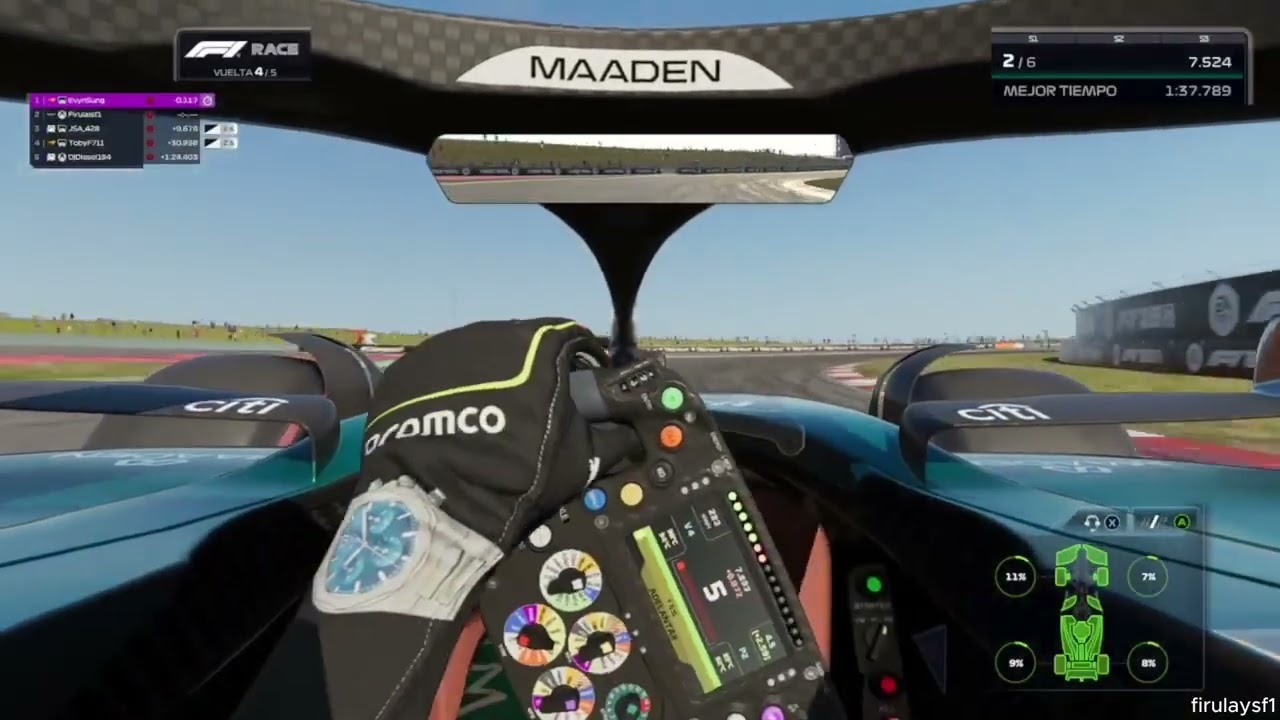 F1 25 en China | Remontada brutal: P14 a P1 en 47 segundos