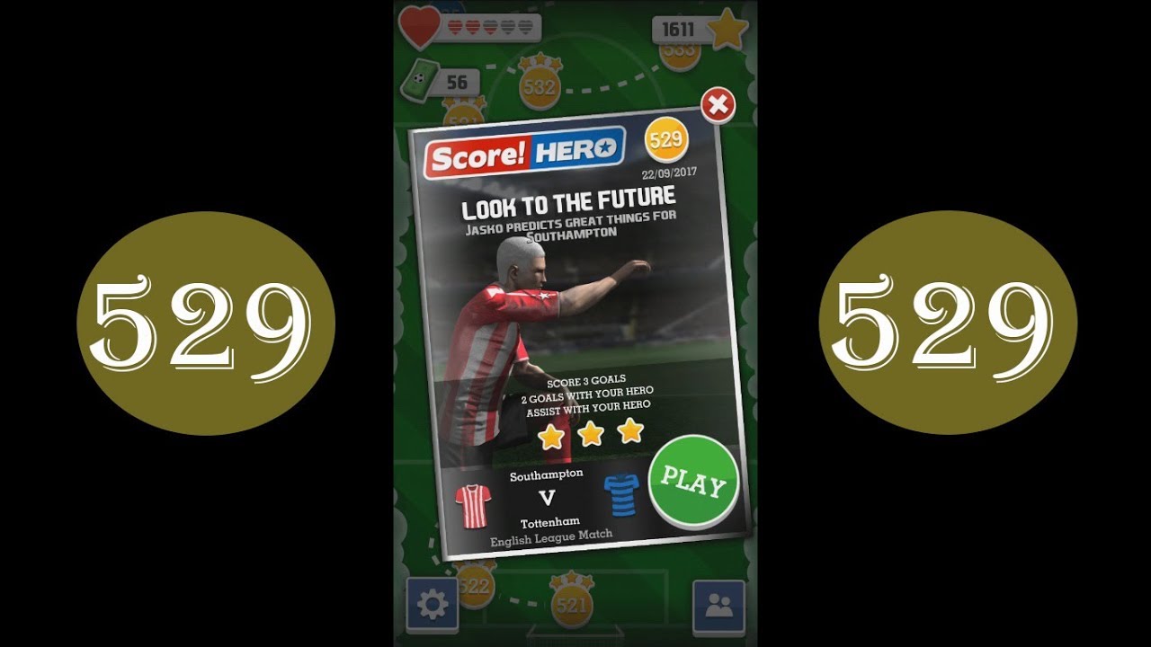 Score Hero - Level 529 - 3 Stars - Youtube