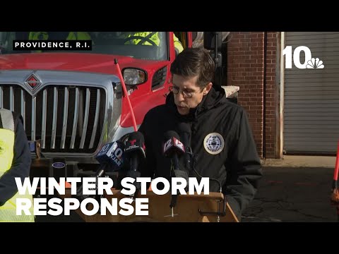 Providence Prepares For Winter Storm