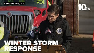Providence prepares for winter storm