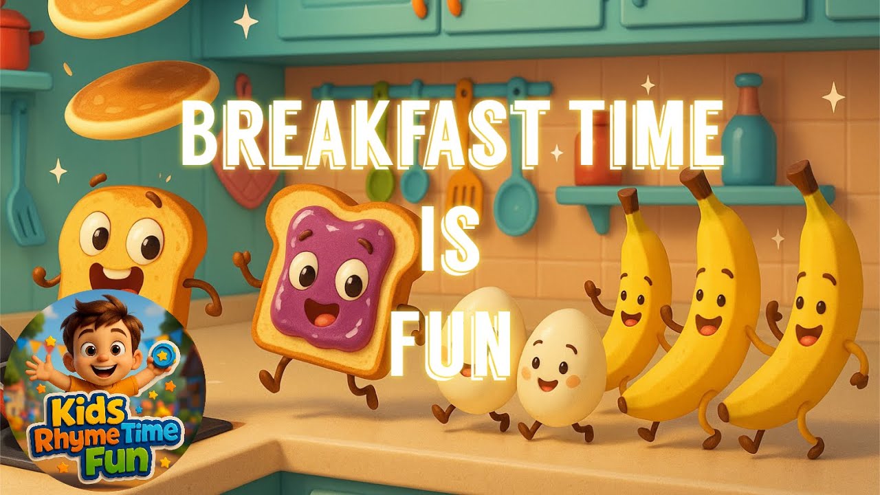 Breakfast Time is Fun | Breakfast Song | Nursery Rhymes & Kids Songs ...