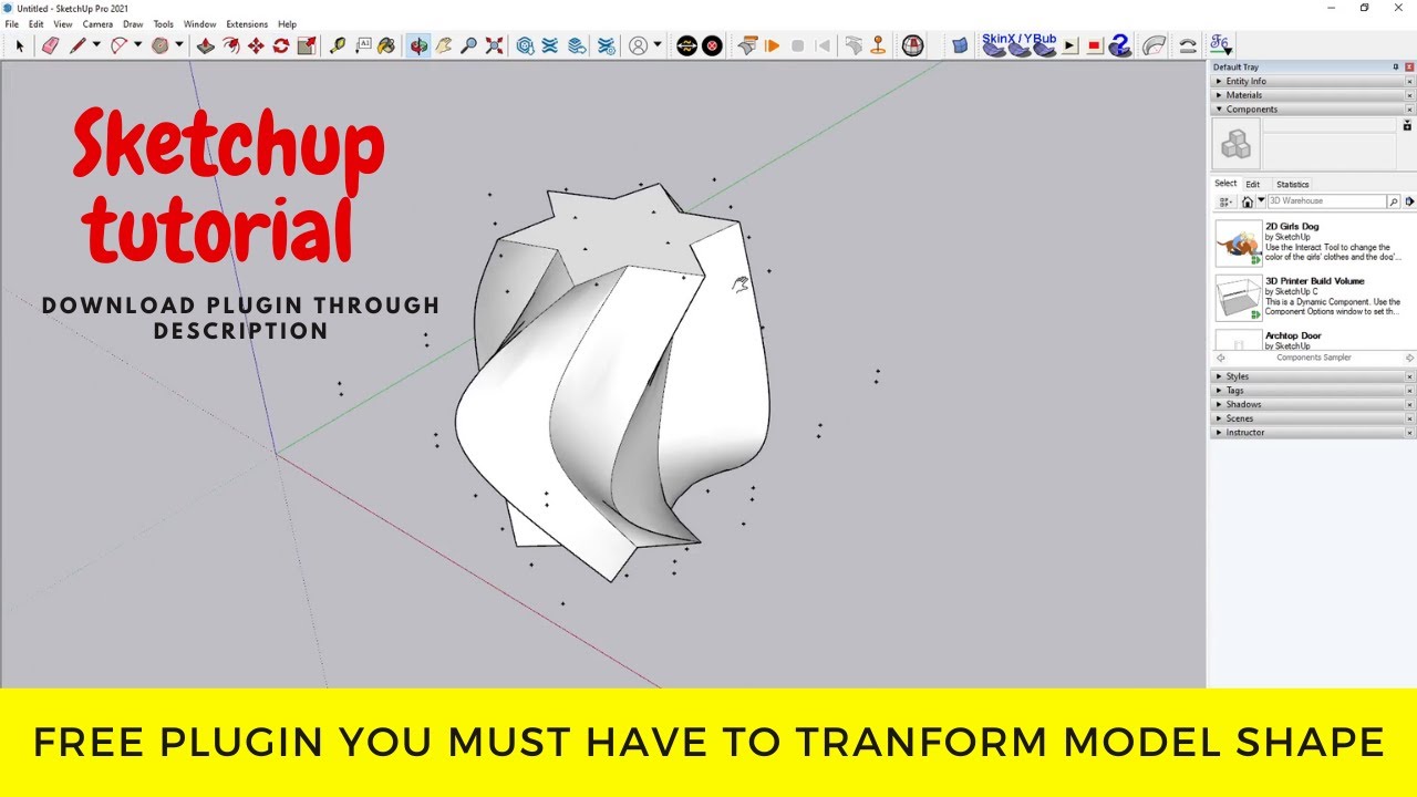 sketchup-tutorial-ffd-plugin-tutorial-youtube