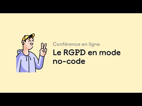 Conférence en ligne : le RGPD en mode no-code