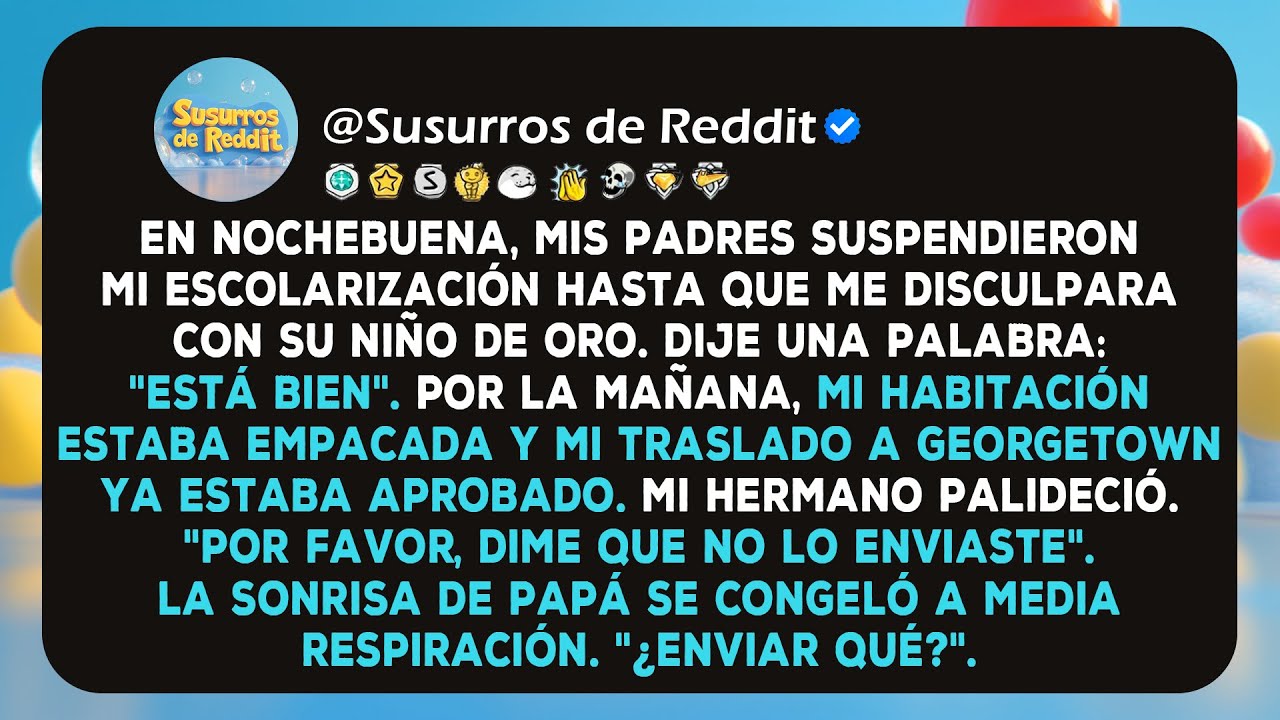 Mis Padres Suspendieron Mi Escolarización en Nochebuena Hasta Que Me Disculpara Con Su Niño de Oro..