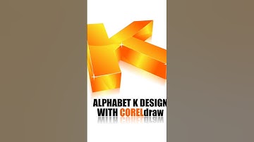 3D Alphabet K Design in CorelDRAW | Step-by-Step Tutorial | #coreldrawtutorialhindi #3dlogo #love