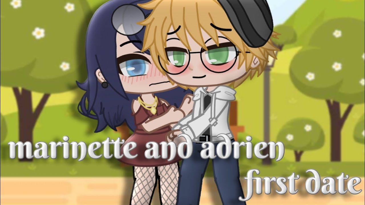 marinette and adrien first date || Miraculous Ladybug [MLB] Skit|| Gacha club