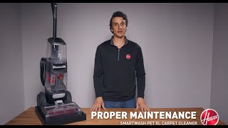 Hoover SmartWash Pet XL - How to Maintain