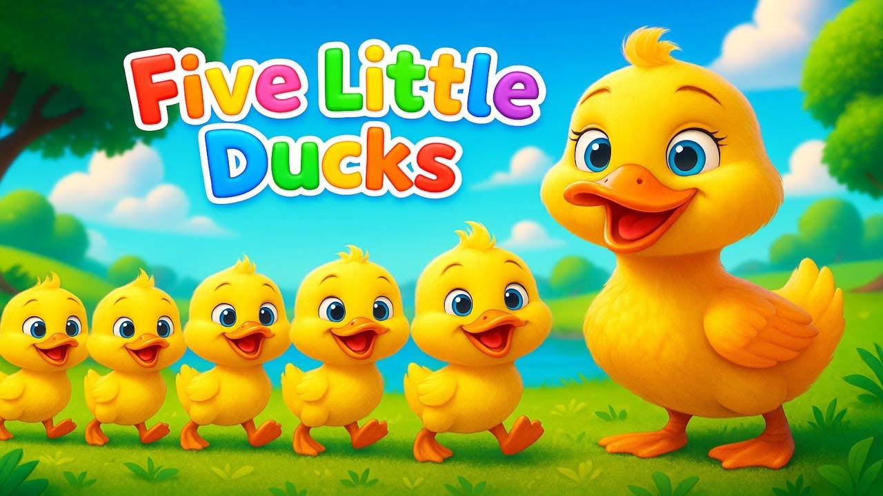 🐥 Five Little Ducks | Classic Nursery Rhyme for Kids - YouTube