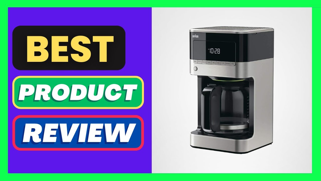 Braun BrewSense 12 Cup Drip Coffee Maker - Pause & Pour Mid Brew, Coffee