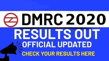DMRC Result 2020 | DMRC Score Card Release All Post | How to Check DMRC Score Card | DMRC CRA Result