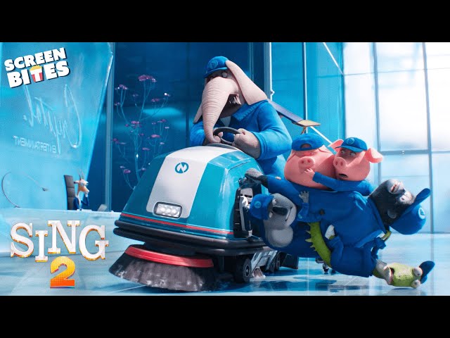 Undercover Janitors | Sing 2 (2021) | Screen Bites class=