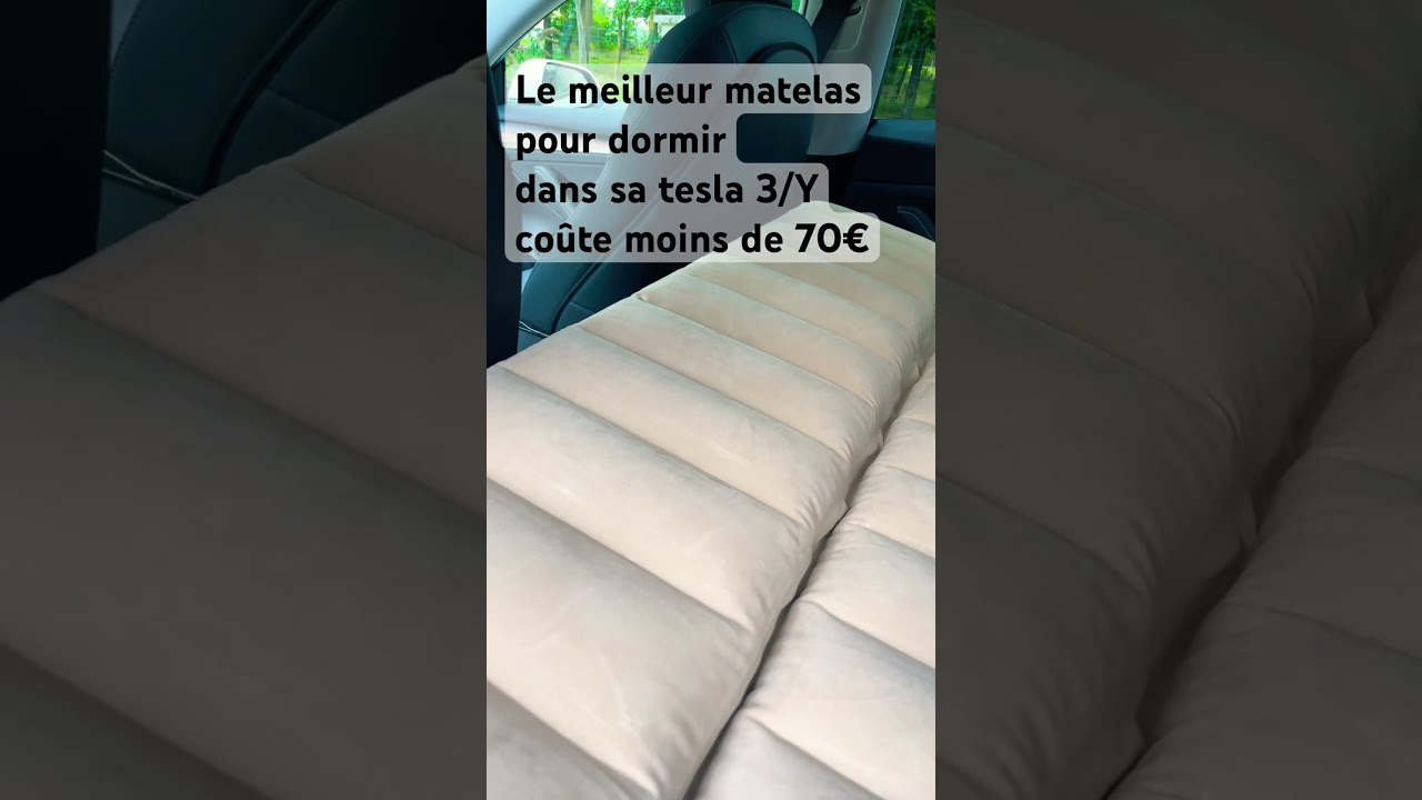 Les meilleurs matelas pour dormir dans votre Tesla