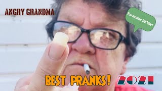 Angry Grandma Best Pranks Compilation! (2021)