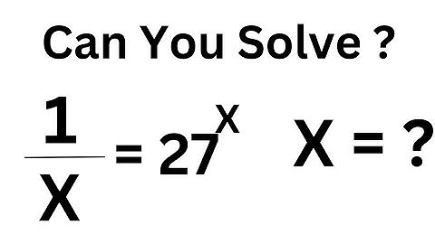 Find X ? Hard Math Problem #exponents  #maths #mathstricks #viralvideo #exponential