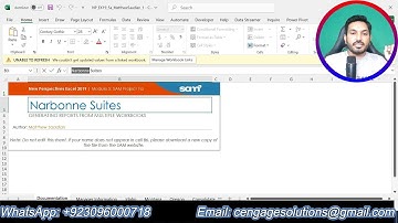 New Perspectives Excel 2019 Module 5 SAM Project 1a | Narbonne Suites SAM Project