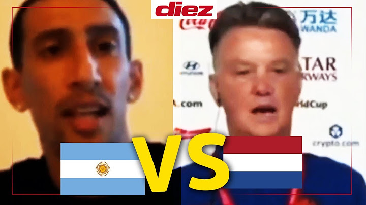 Van Gaal le responde a Di María | Se calienta el Argentina vs Países Bajos