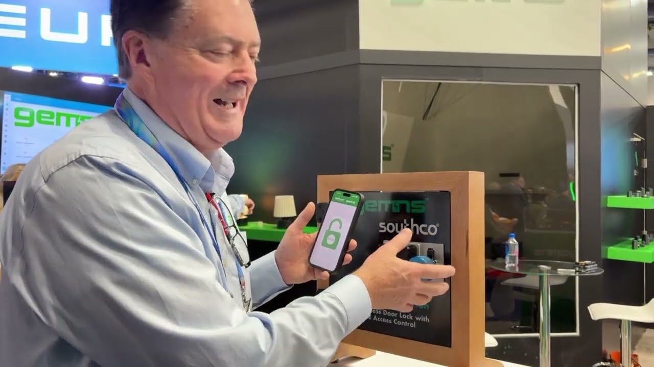 Battery-free smart lock demo from Gemns at 