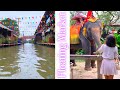 FLOATING MARKET 2019 (Thailand Vlog Day 2)