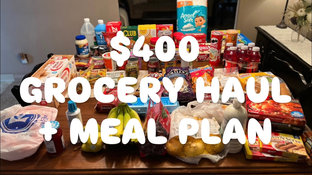 	$400 Grocery Haul + Meal Plan for the Week | Healthy & Budget-Friendly Meals