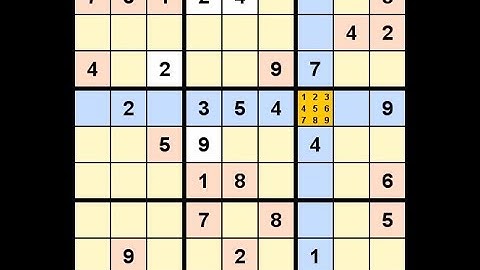 How to Solve New York Times Sudoku Hard March 18, 2019