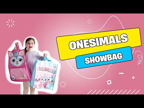 Unboxing the Onesimals Showbag 
