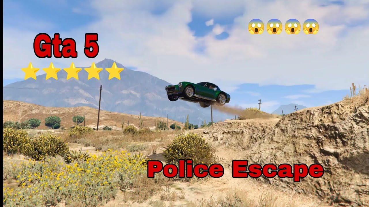 GTA 5 : 😱 MICHAEL FIVE STAR POLICE ESCAPE 🥵 🔥 | #AZgaming #gta5 #Gta5 ...