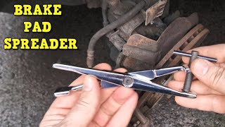 Resetting a Brake Caliper Piston - Pad Spreader Tool