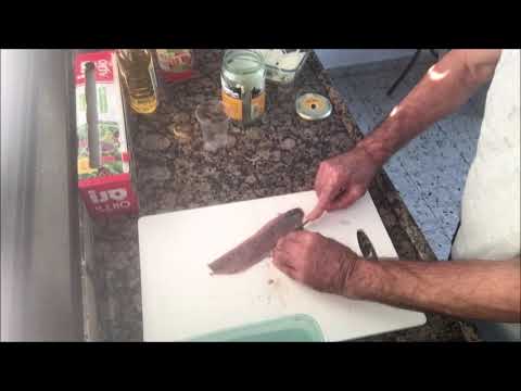 וִידֵאוֹ: איך ממליחים דג אדום מלוח יבש