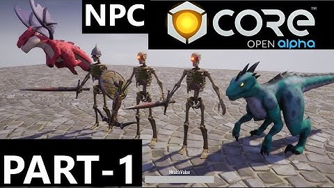 Adding NPC in Core Tutorial Part-1 || NPC AI Kit