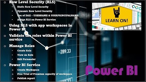 Power BI - Dynamic & Static Row Level Security, USERNAME(), USERPRINCIPALNAME(), Workspace