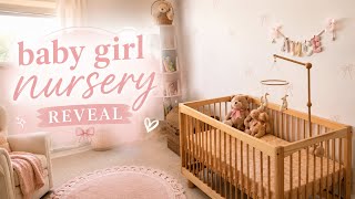 Baby Girl Nursery Reveal 🩰✨☁️