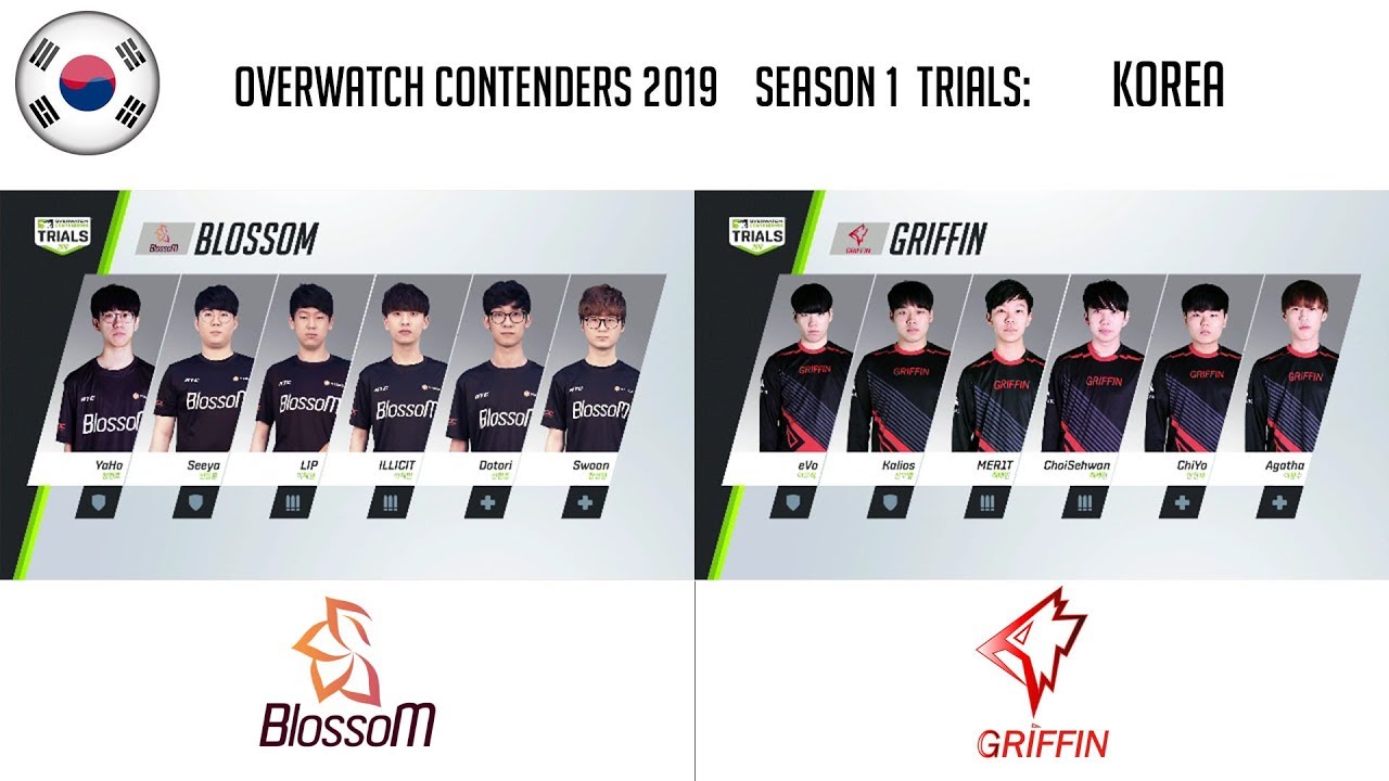 [KR] BlossoM vs Team Griffin (Part 2) | OWC 2019 S1 Trials: Korea