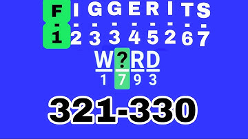 Figgerits 321 322 323 324 325 326 327 328 329 330