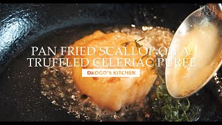 Pan-Fried Scallop with Celeriac Puree | Drogo's Kitchen | Fine Food Specialist