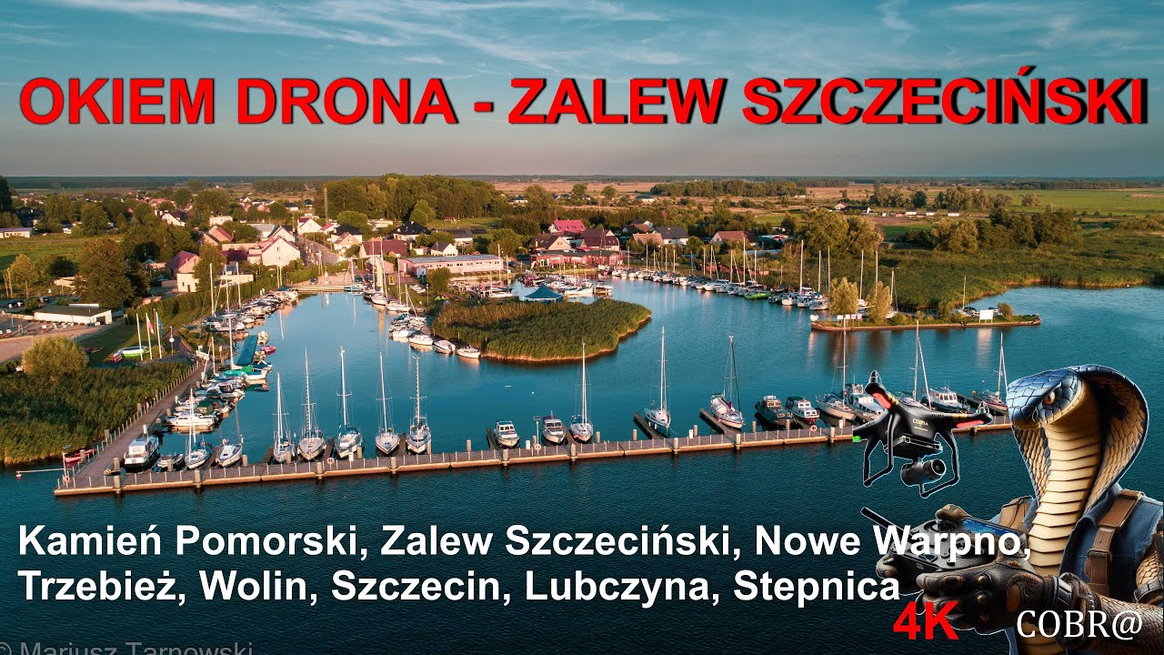 Mariny  z okolic Zalewu Szczecińskiego z drona  (z rejsu 2024)