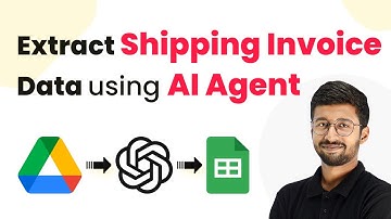 How to Extract Shipping Invoice Data using AI Agent