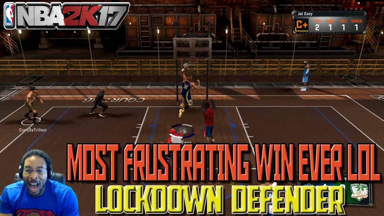THE MOST FRUSTATING LOCKDOWN DEFENDER WIN EVER - STILL OP - NBA 2K17 MY ...