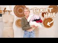 a "speedy" fall thrift haul + try on