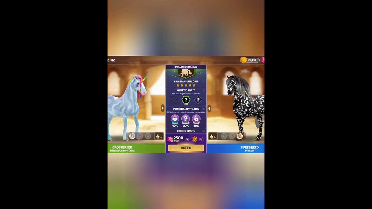 Trying out new breeding in Star Equestrian!!