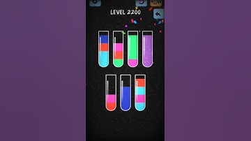 water color sort, level 2200 .